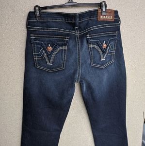 PRVCY London Dark Wash Skinny Jeans